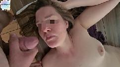 First time throatfuck of teen with facial
