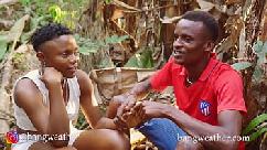 African lovers seen fucking in the forest